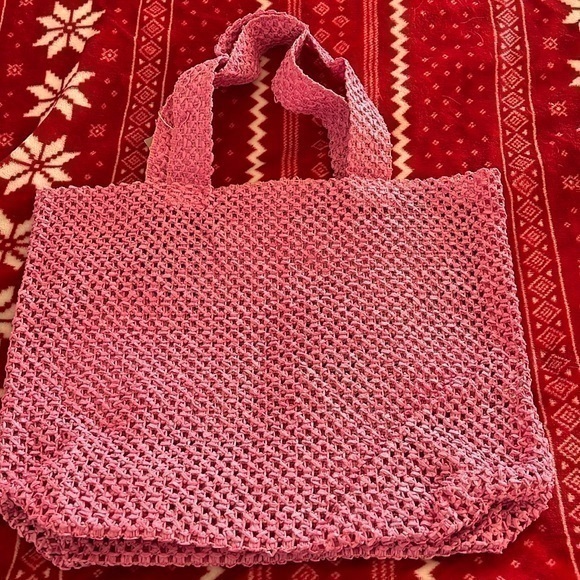 NWT Styline Pink Tote Bag Perfect For Spring And Summer Shopping! - Picture 1 of 5